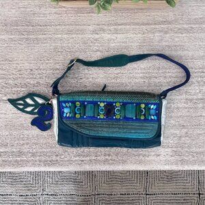 Bracher Emden London Bag Patent Leather with Stones